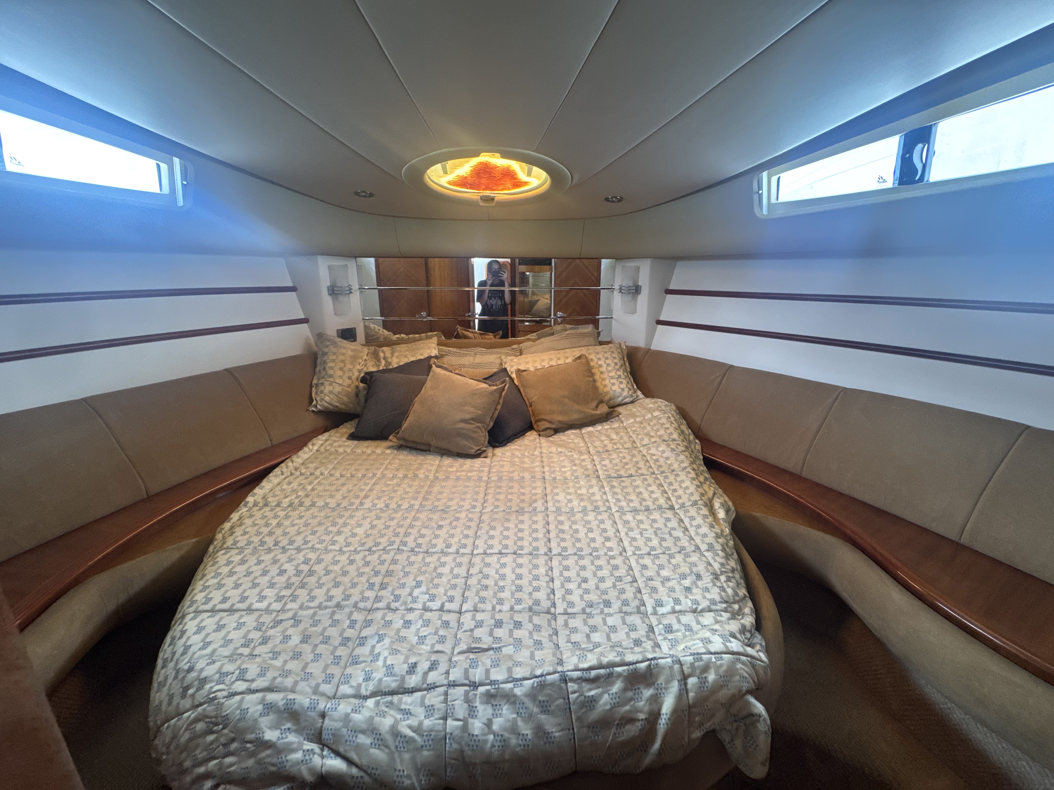 Bedroom of Yacht Detailed in Sarasota Bedroom Yacht Detailing Sarasota